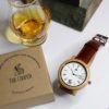 Irish Personalised Watch with Free Engraving Handmade In Galway, Ireland. Irish Whiskey Cask Oak Barrel Wood Personalised Watch on GalwayExplored.ie